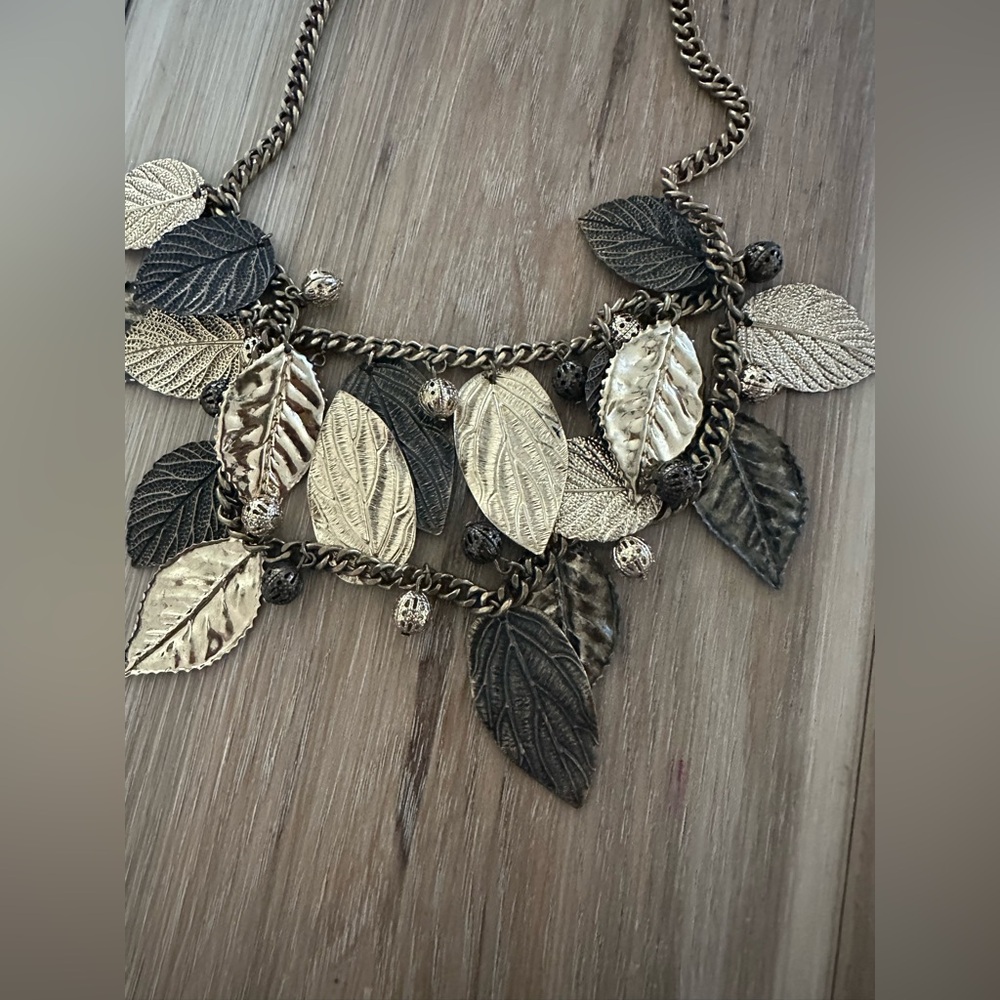 Fall Leaf Necklace Set - image 2